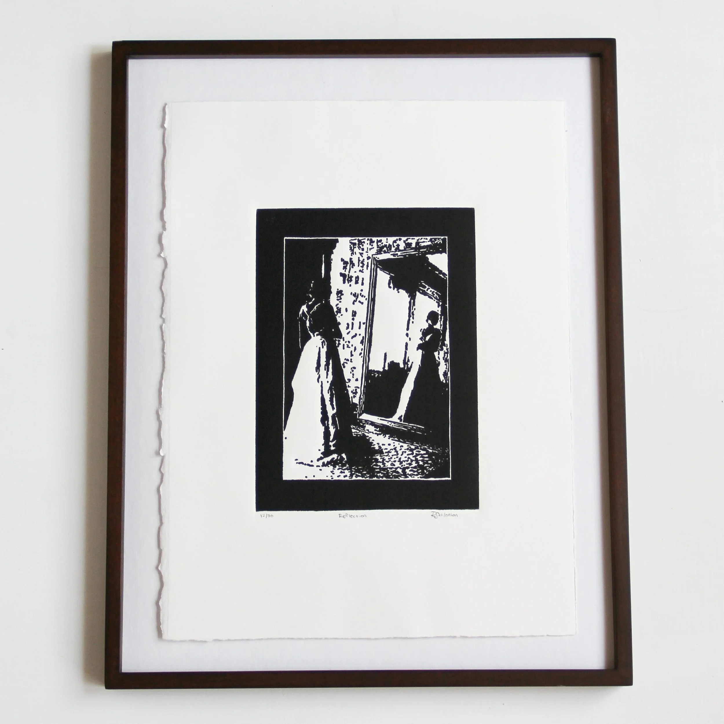 Reflection Linocut by Rachel Hopkins (3).jpg