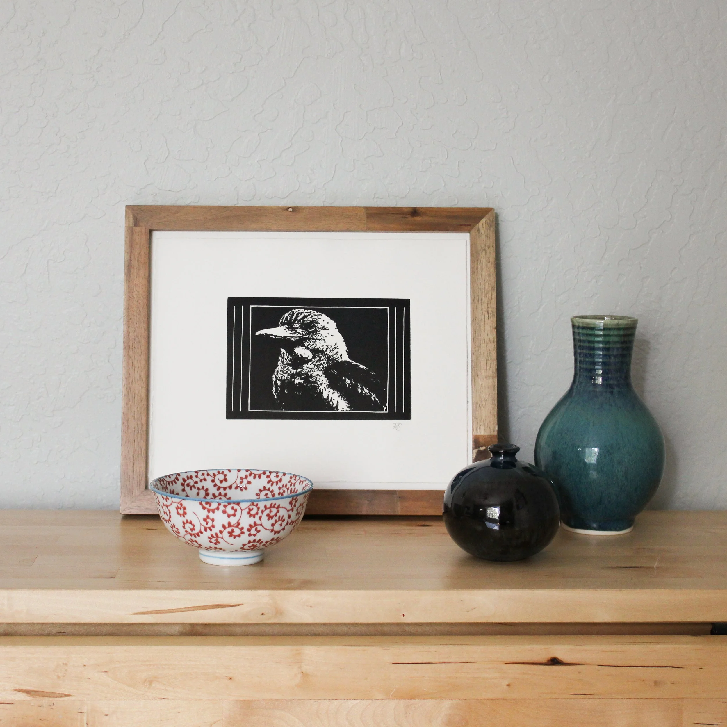 Kookaburra Linocut by Rachel Hopkins (5).jpg