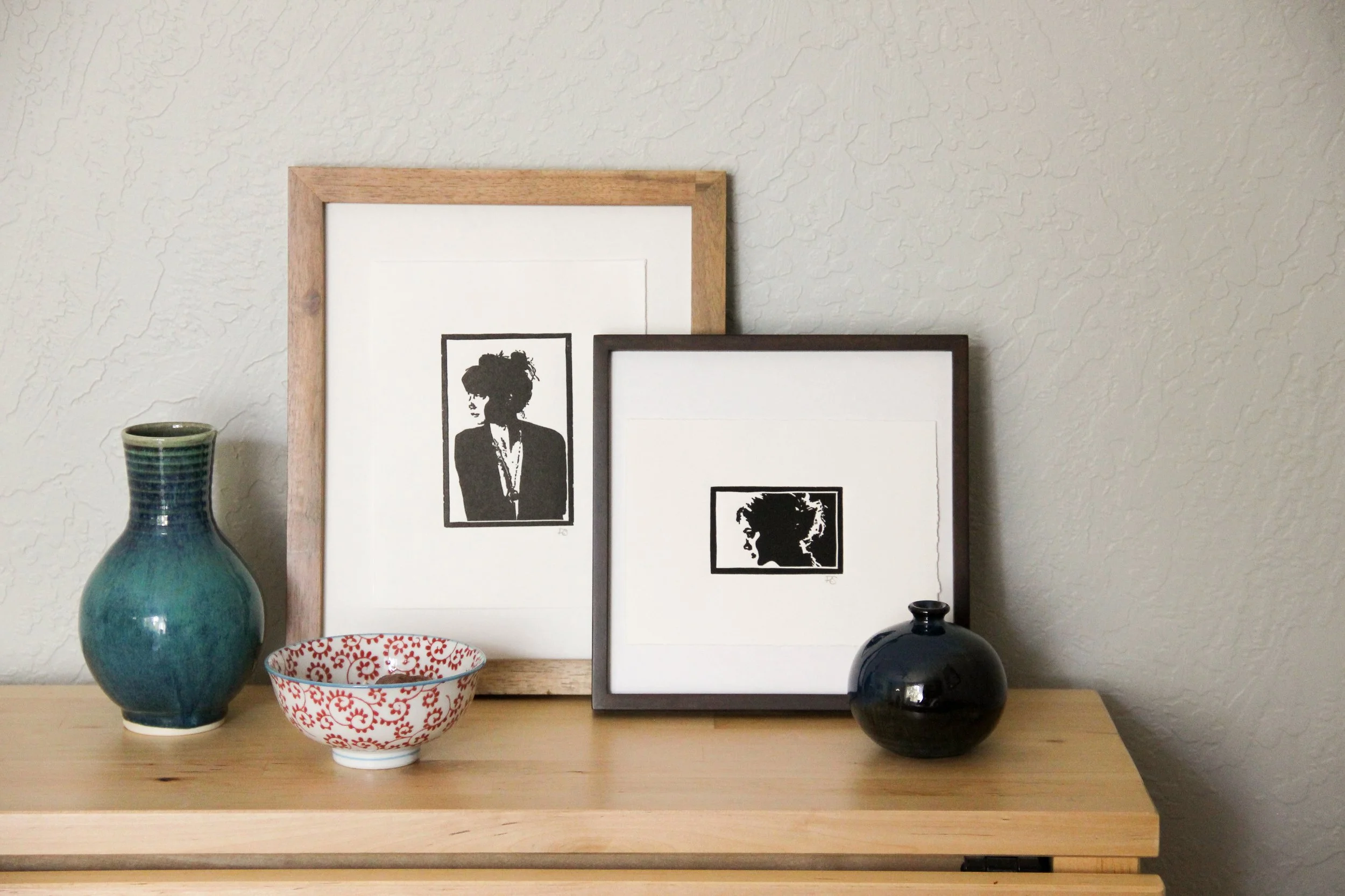 Woman in Profile Linocut by Rachel Hopkins (2).jpg
