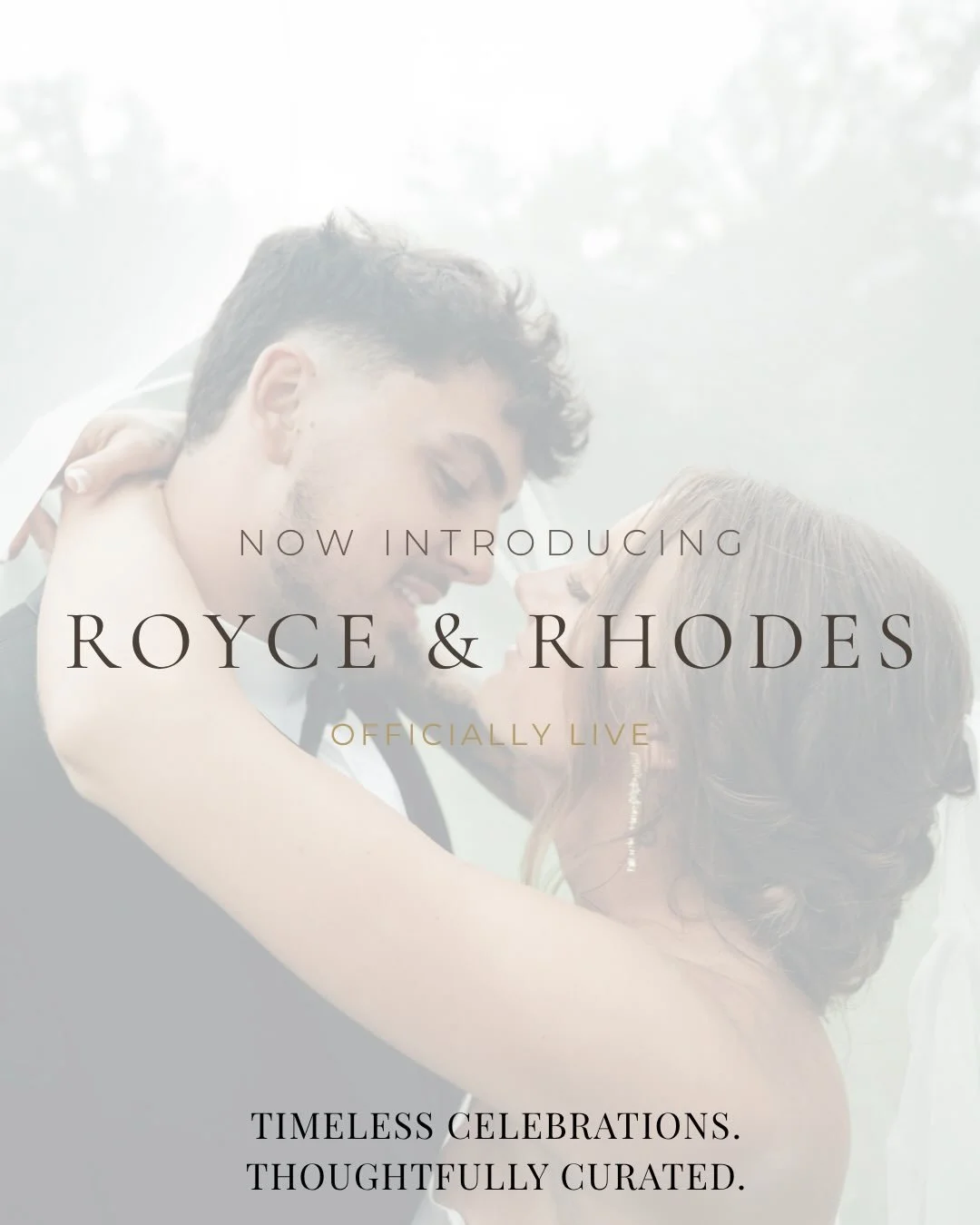 After months of dreaming, designing, refining, and building, we are thrilled to officially share the new home of Royce &amp; Rhodes. 

Created for couples who value thoughtful details, intentional design, and a seamless planning experience. 
Now book
