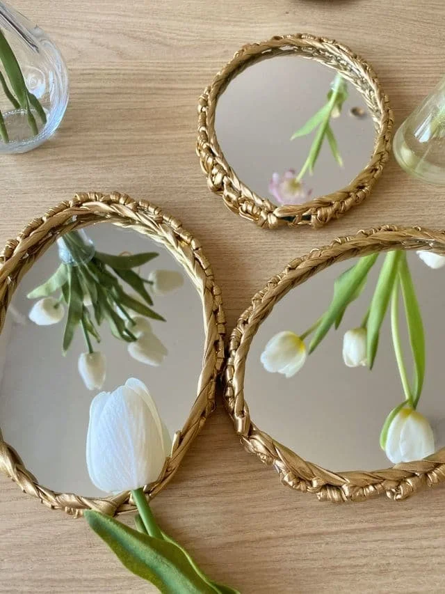 tulips in mirrors