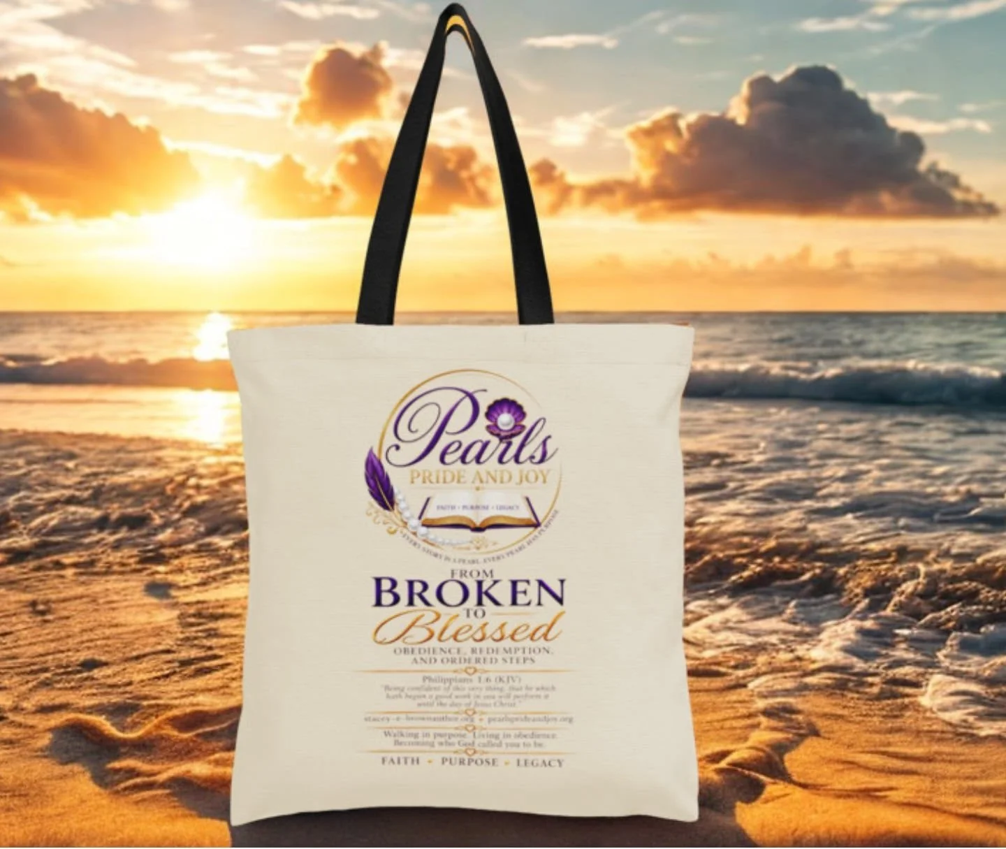 Pearls Pride and Joy Tote Bag