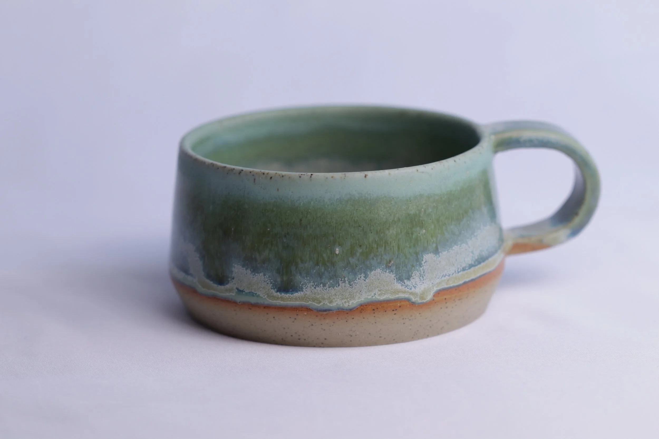 Homemade Matt Green Mug