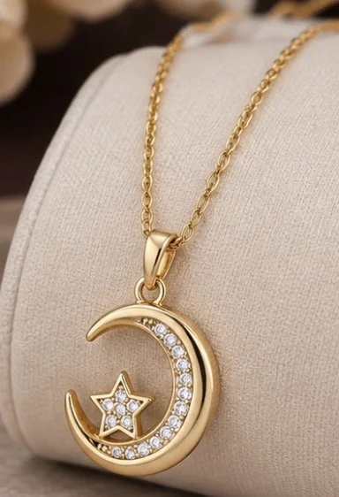 Crescent Charm Necklace