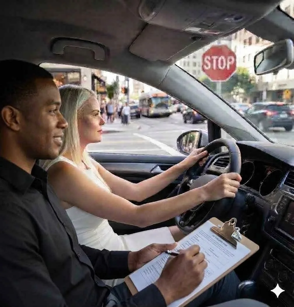 5 Hours Behind the wheel lesson.