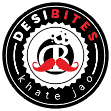 Logo with black background, red and white text, a stylized Mustache and a gear in the center.