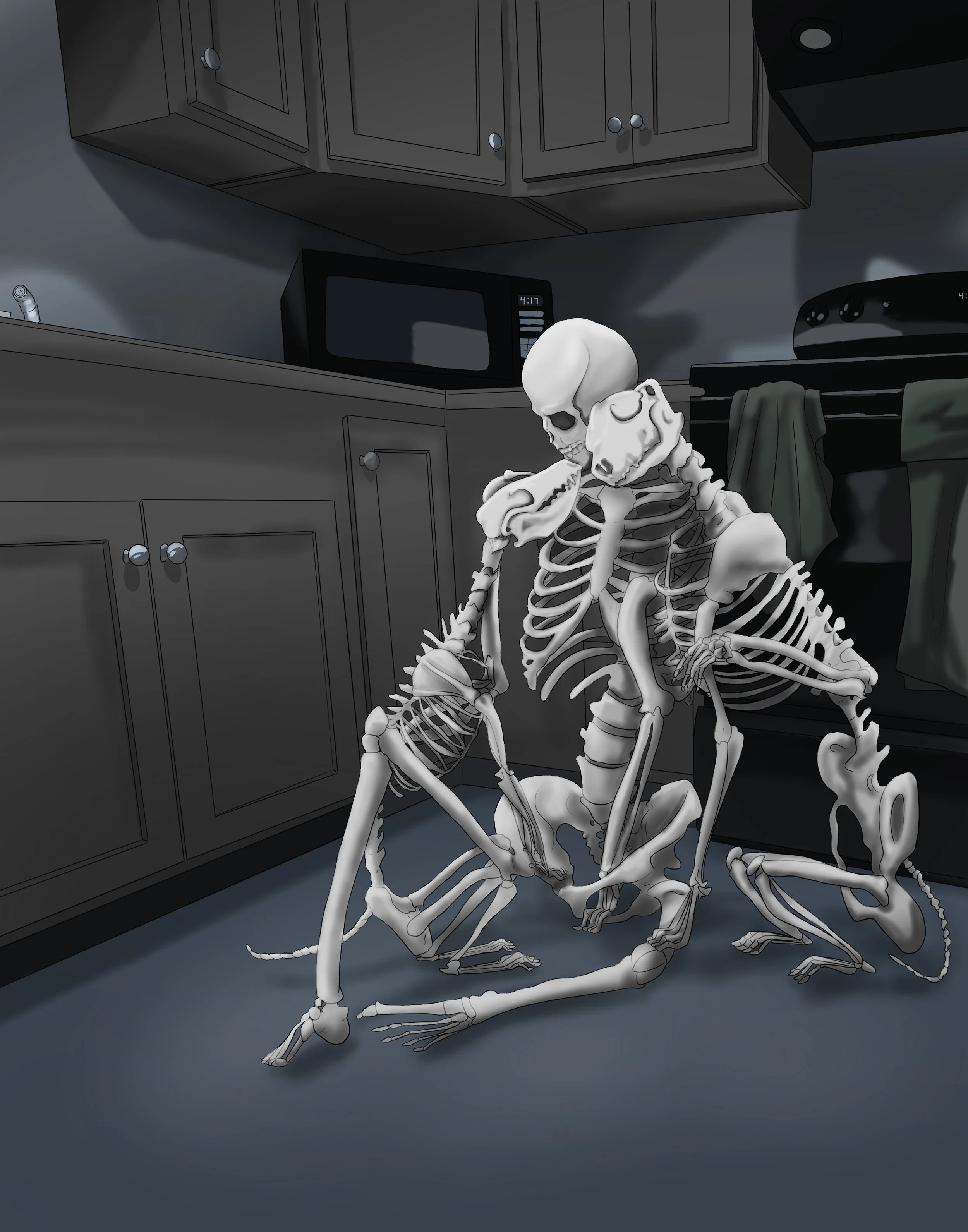 Bury your bones where your dogs can find them.JPG
