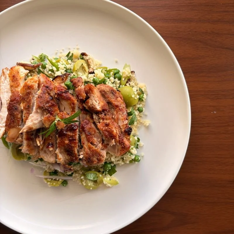 Spiced Chicken &amp; Herby Couscous
