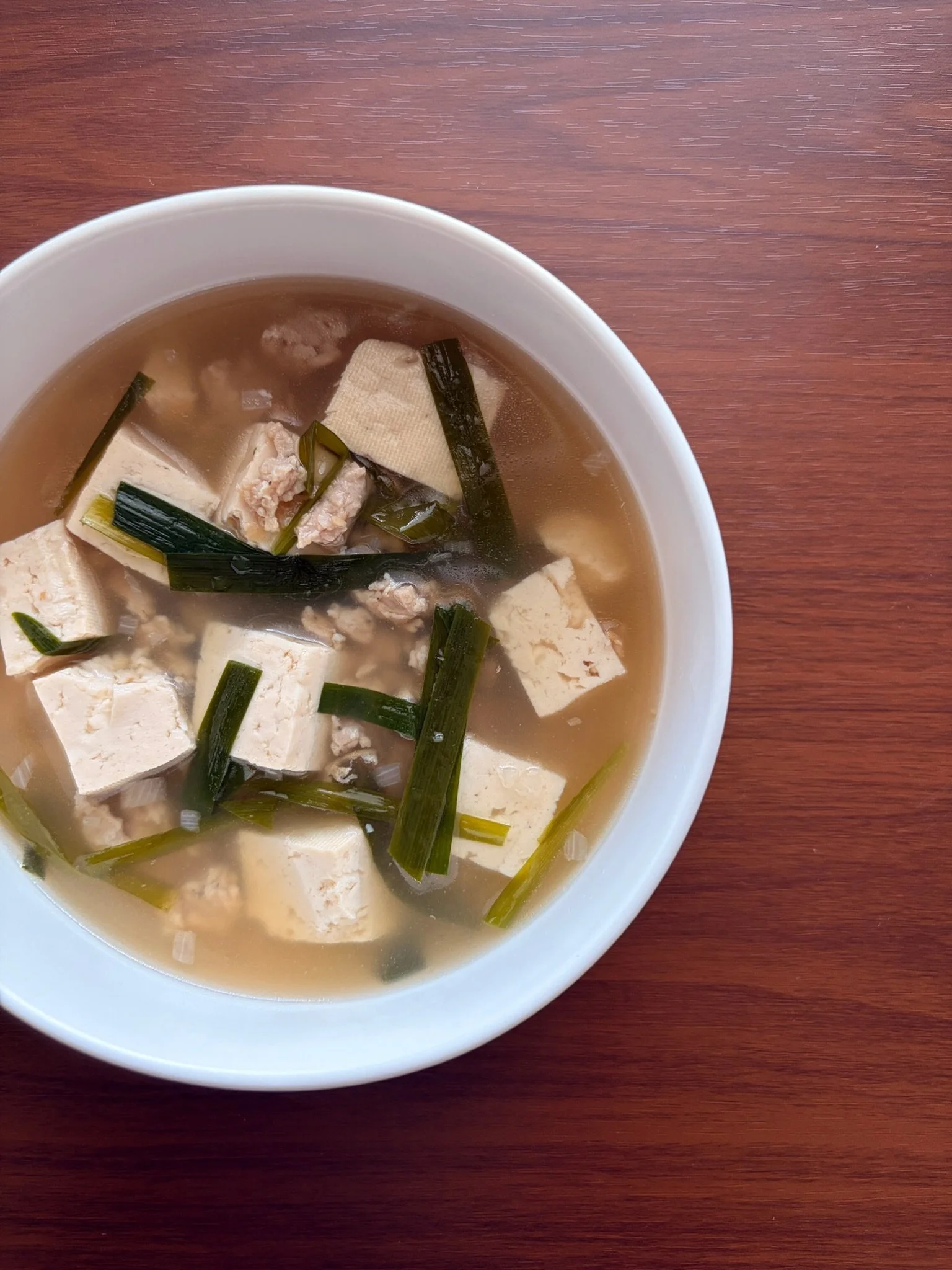 Vietnamese Tofu &amp; Chive Soup