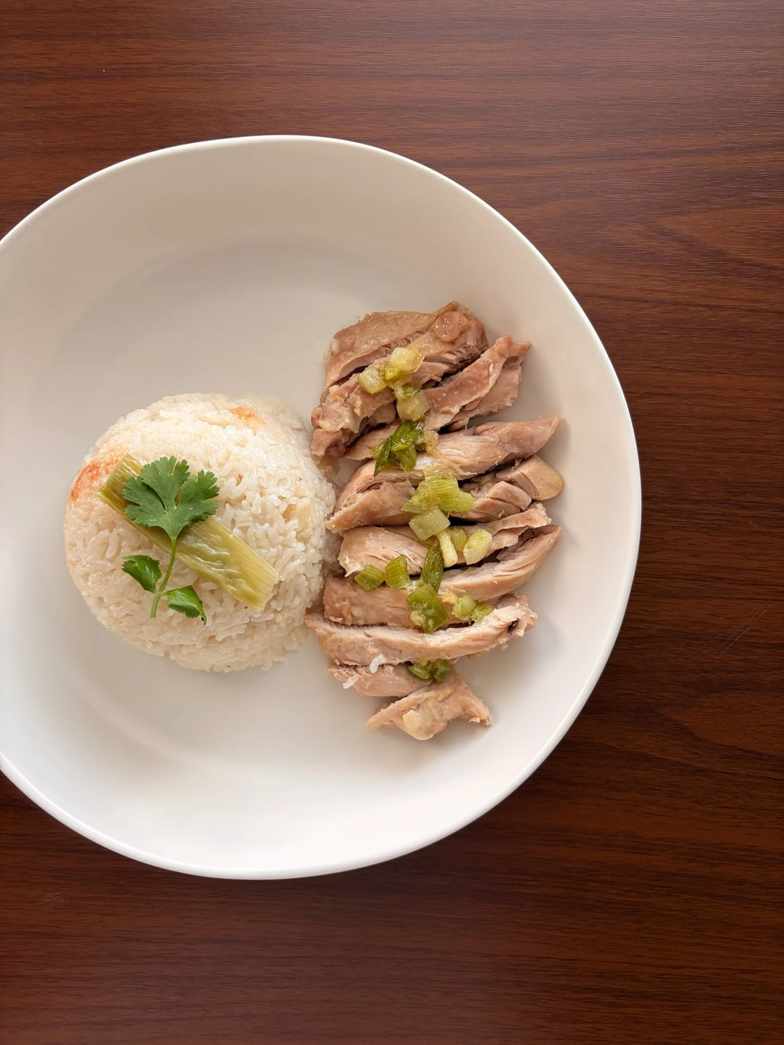 Rice Cooker Hainanese Chicken