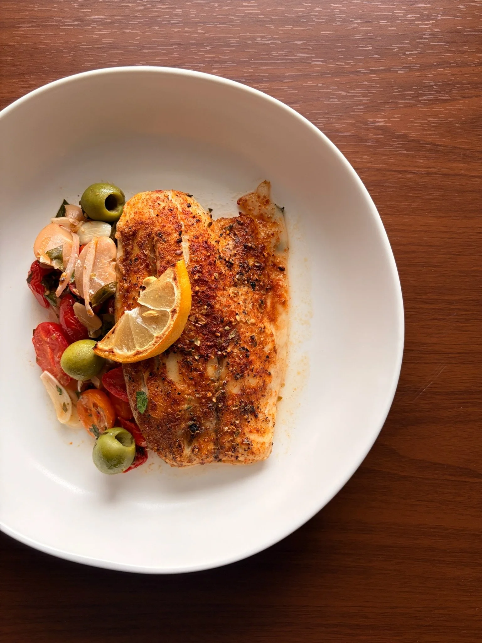 Mediterranean Baked Fish