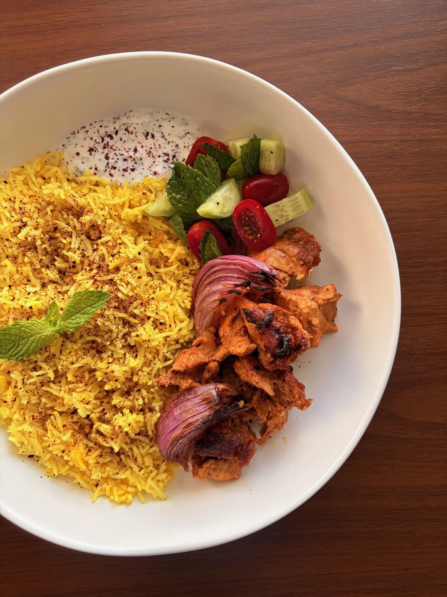 One Pan Chicken Shawarma