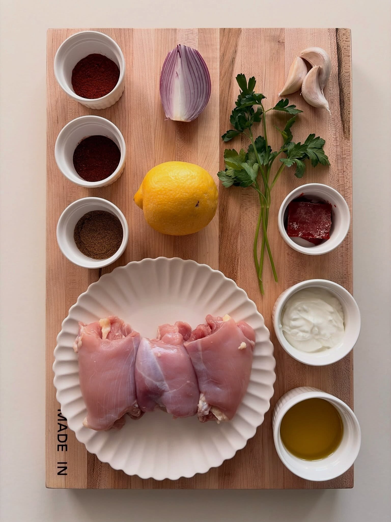 chicken thighs. yogurt. tomato paste. cumin. paprika. lemon. garlic. 🌶️🍋 swipe to see how it comes together &rarr;

one pan chicken shawarma 🌶️🍋
.
.
inspired by @recipeincaption ✨
.
.
full recipe with step by step instructions at nomsbyjackie.com