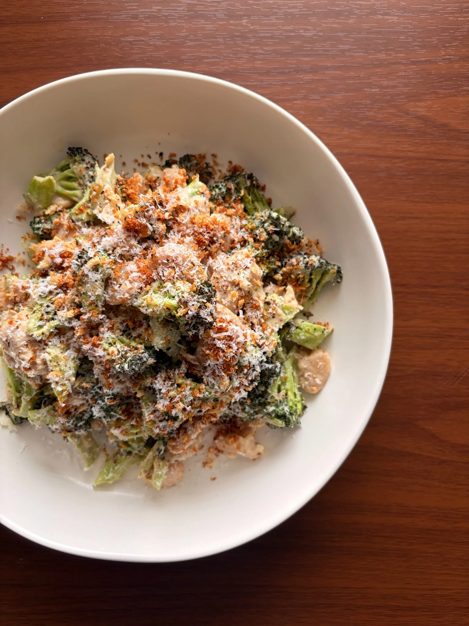 Charred Broccoli &amp; Butter Bean Caesar Salad
