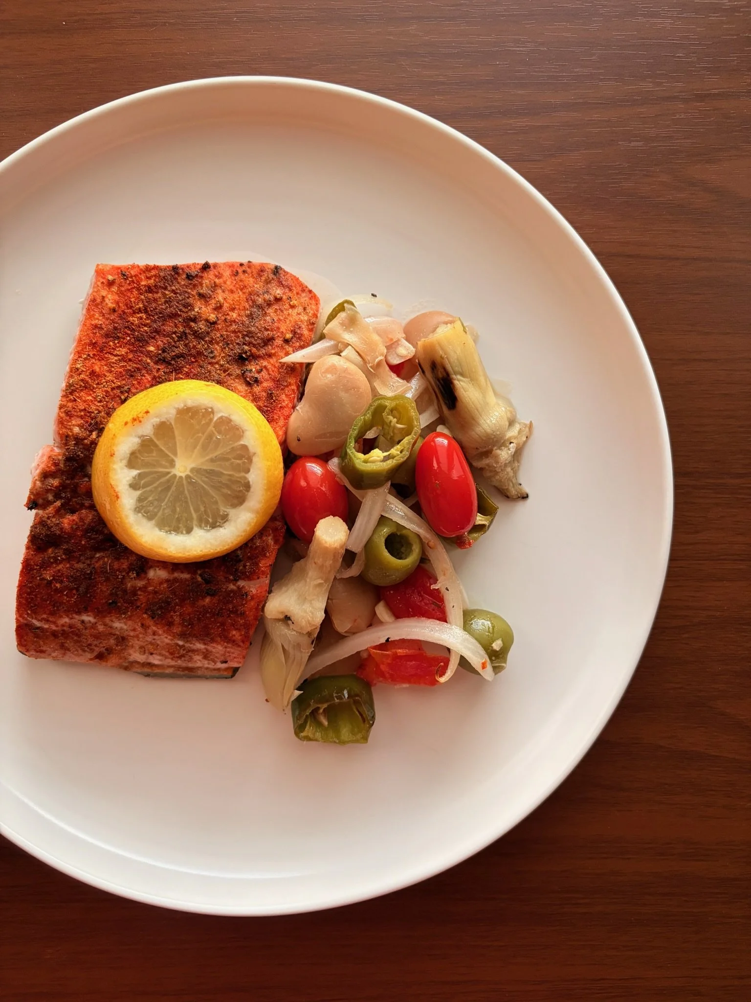Mediterranean Baked Salmon