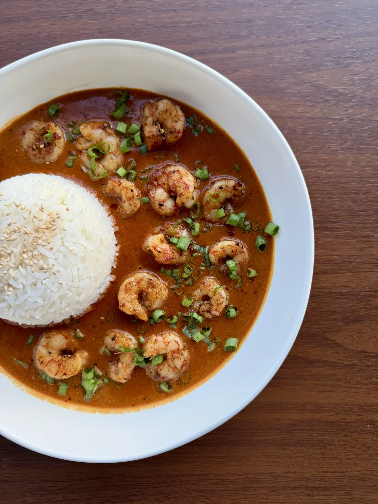 Creamy Coconut Gochujang Shrimp