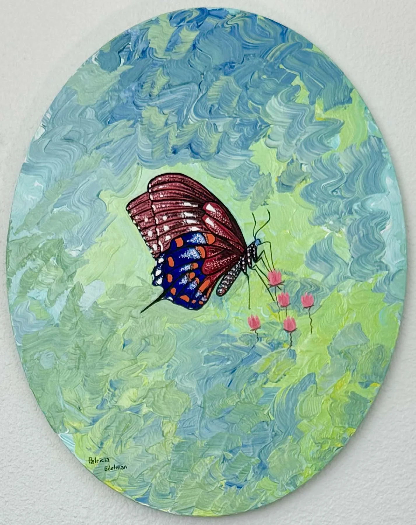 Butterfly on a Pond