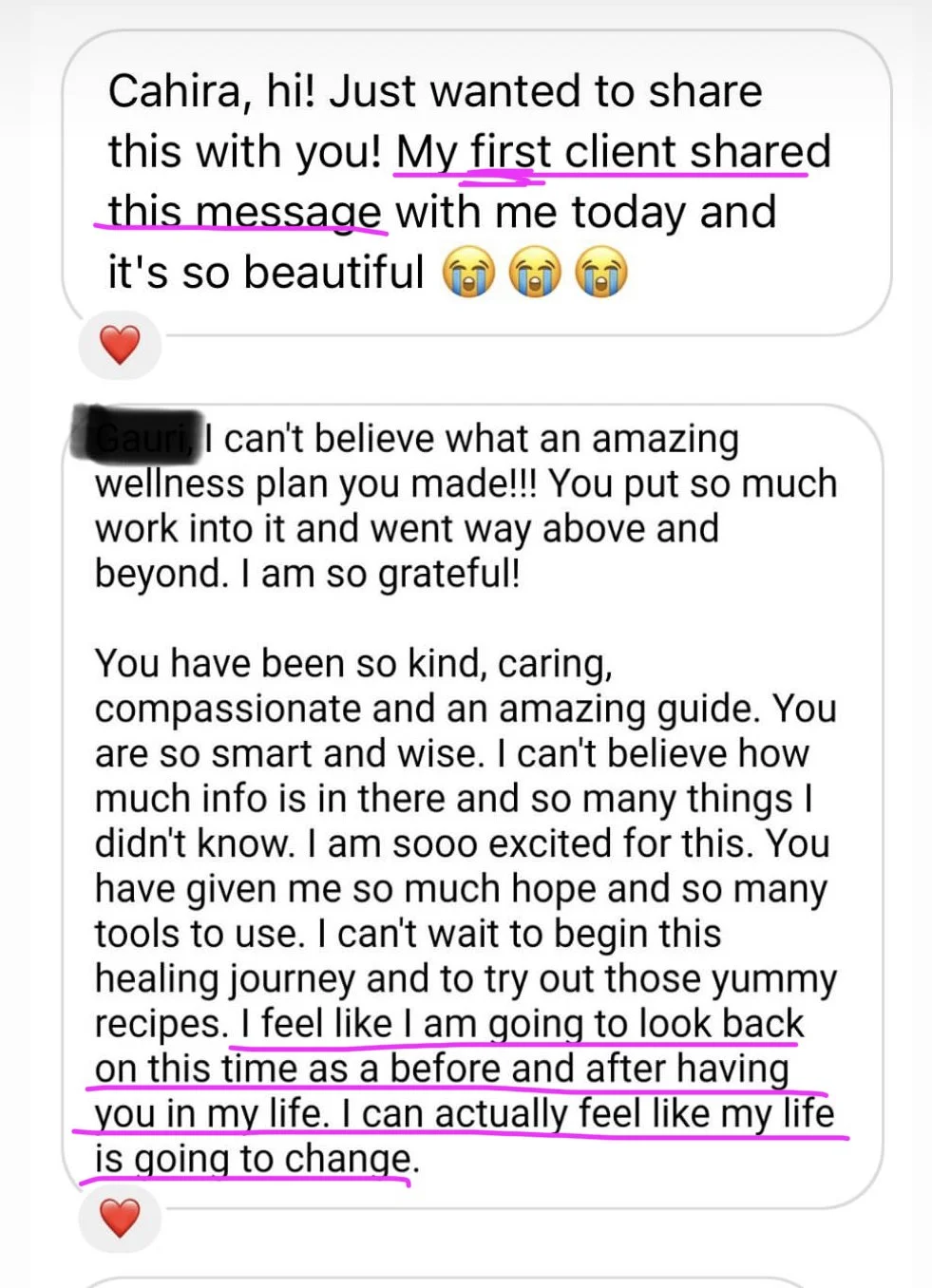 gauri-first-client-wellness-plan-feedback-hmi-wellness.jpg