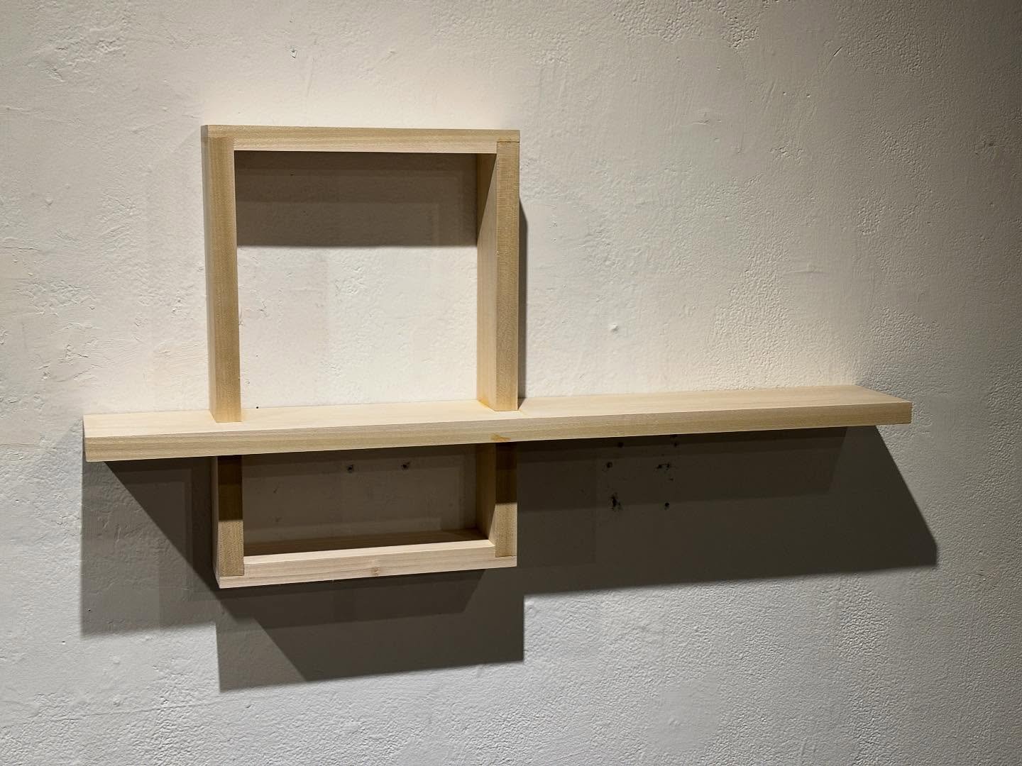 a nice functional shelf for wood
definitely still a work in progress (it shall be green&hellip;.)

dimensions 28&rdquo; x 14&rdquo; x 4&rdquo;
october 2025