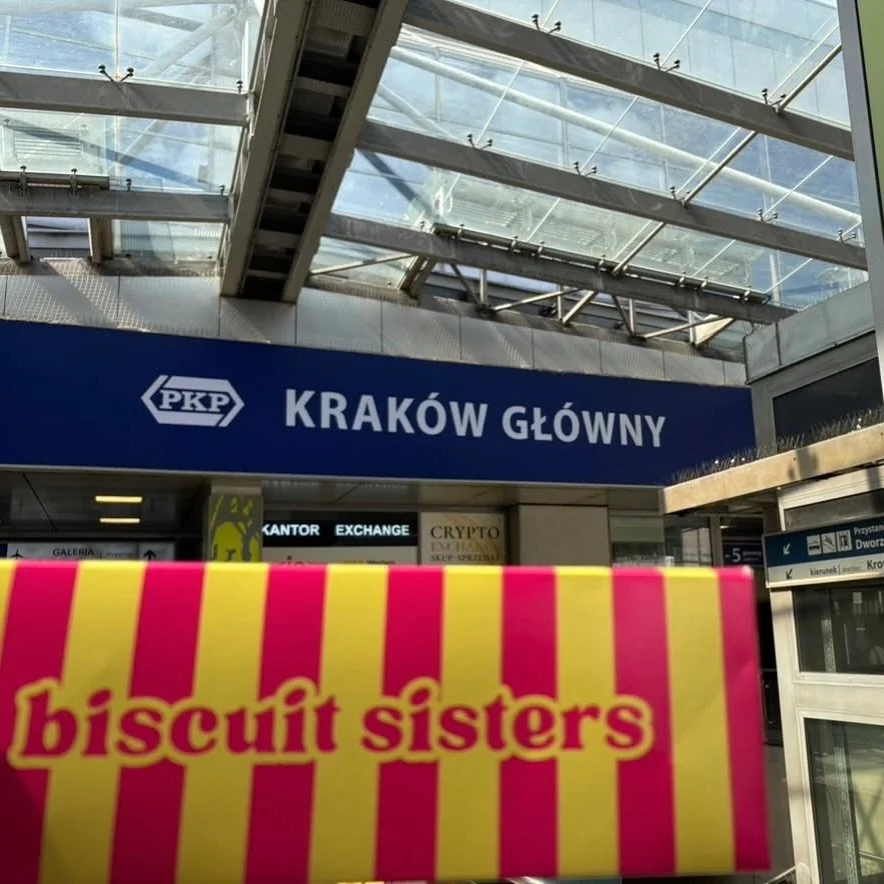 biscuit sisters: gone global 🌍✈️

&ldquo;23 hours, a car, 3 planes, and 2 trains later they made it to Katowice, Poland for the Women&rsquo;s U20 World Cup&rdquo; &mdash; Igor (supportive husband to a biscuit fanatic)

&ldquo;1 month and 20 hours of