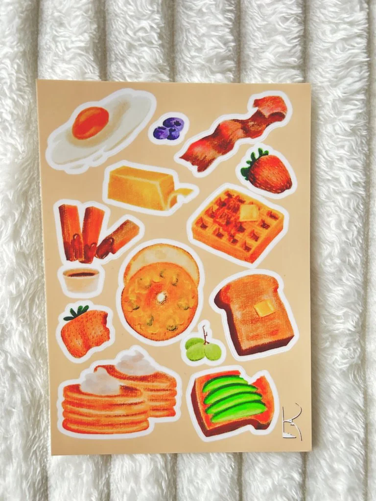 Breakfast Sticker Sheet