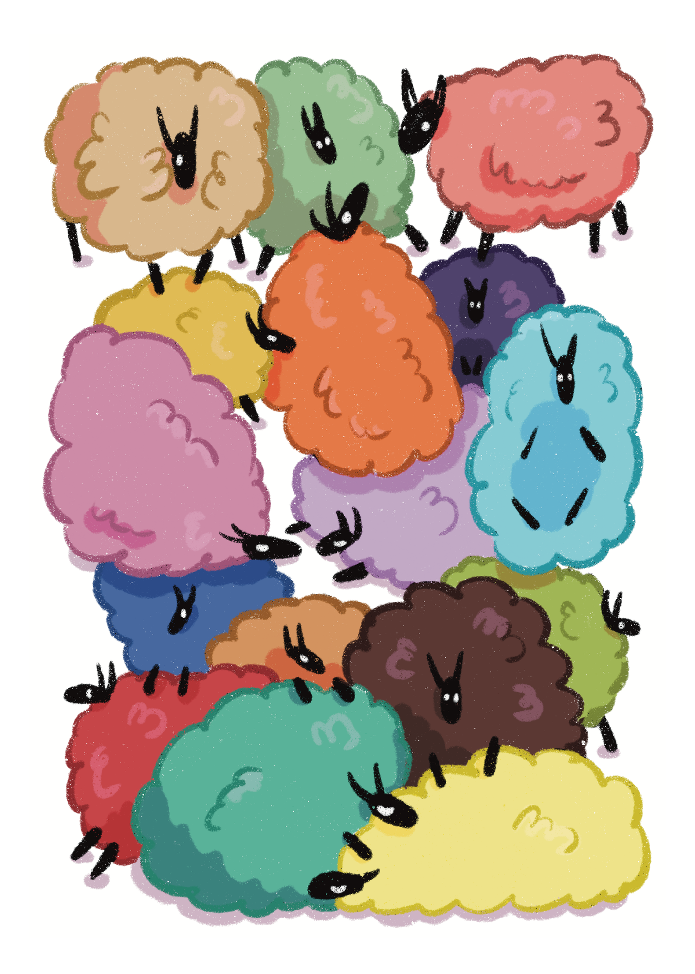 Cotton Candy Sheep