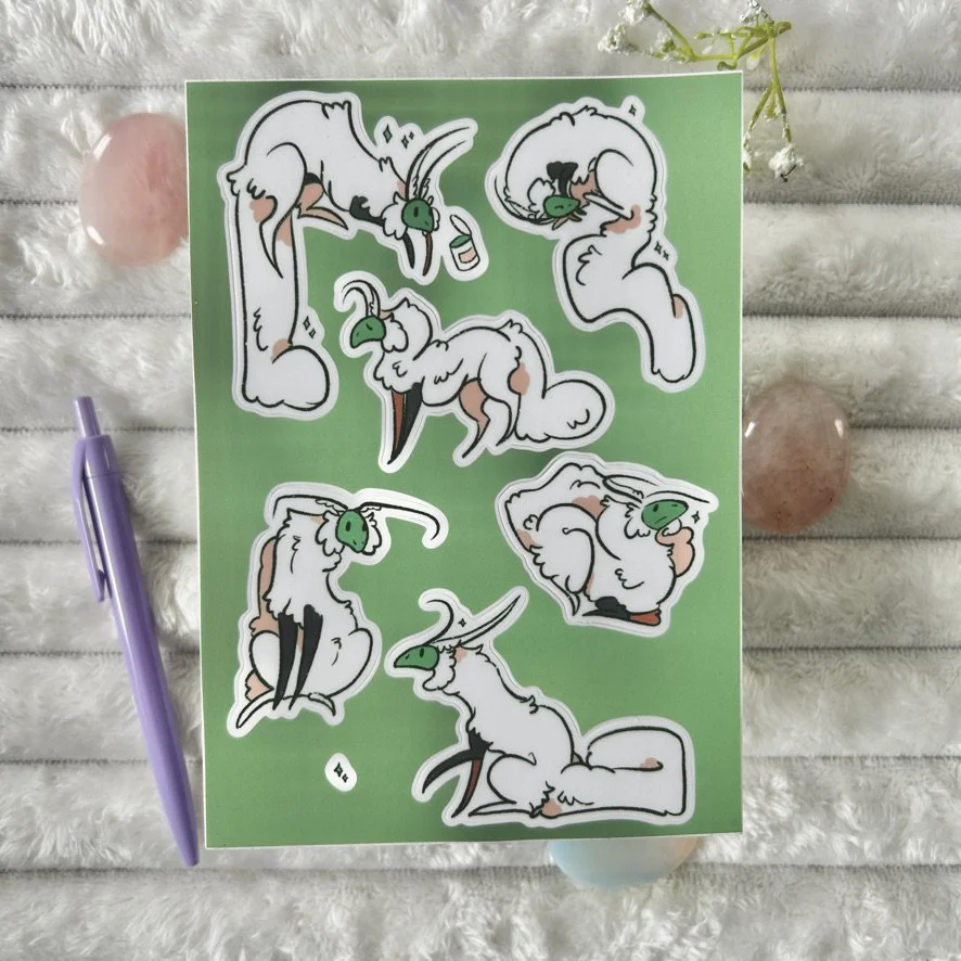 Leekappart Mascot Sticker Sheet
