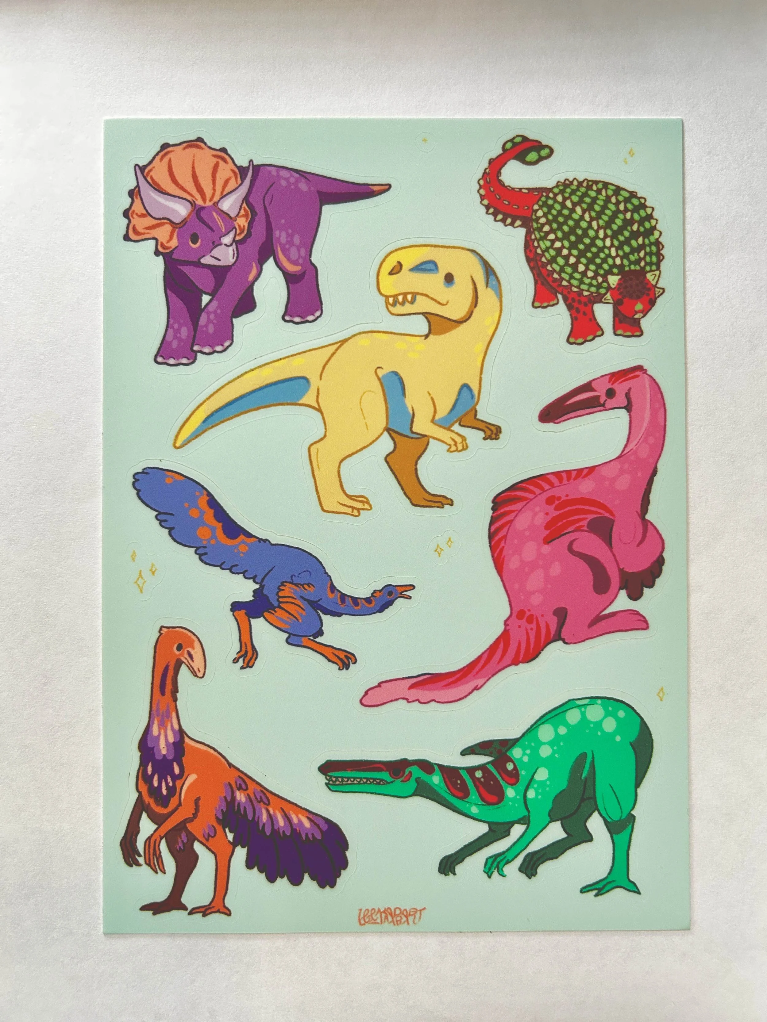 Dinosaur II Sticker Sheet