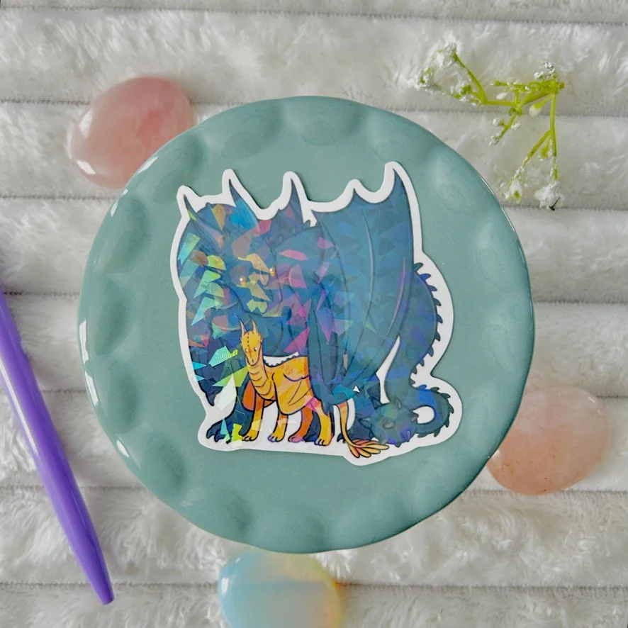 4th Wing Tairn & Andarna Sticker