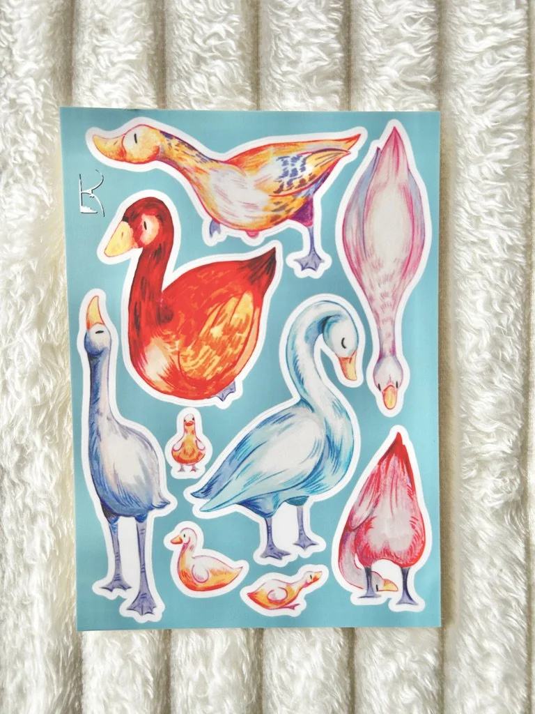 Goose Sticker Sheets