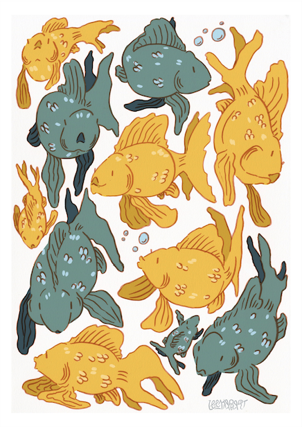 [SM] Yellow & Blue Goldfish