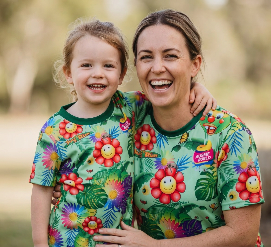 Fully Sublimated Tees - Aussie World, Bug Run Ride