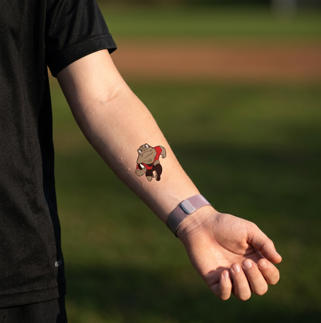 Temporary Tattoo - Nambour Toad Rugby