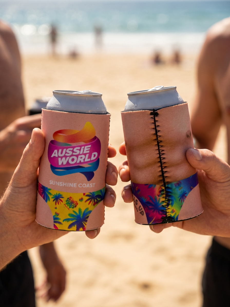Stubby Cooler male design - Aussie World