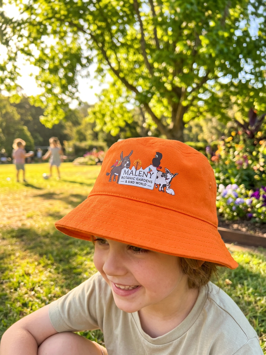 Bucket Hat with DTF print - Maleny Botanic Gardens & Bird World