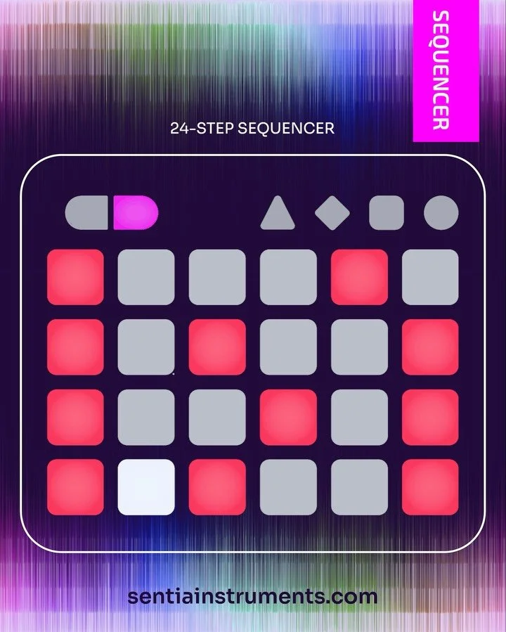 Put your melodies in motion.
Pick the notes, set the length, add repeats, leave a little to chance, and play over it while it runs.
#MusicTech #Sequencer #MIDI #ElectronicMusic