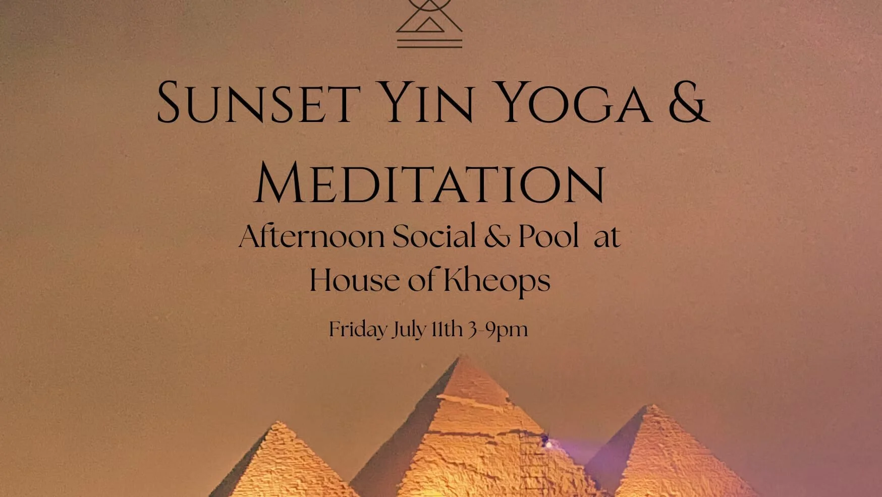Pool Day Social ,Yin Yoga 🧘‍♀️ & Meditation