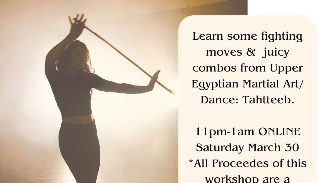Fundraiser: Upper Egyptian Cane Dance Workshop