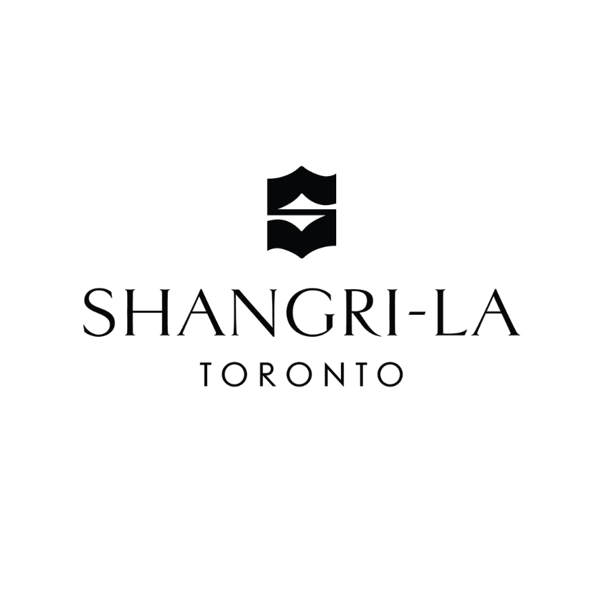 Shangri-La Toronto hotel logo with stylized emblem and text