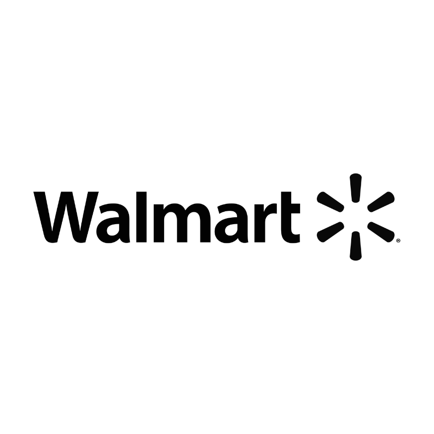 Walmart logo with black text and a spark symbol