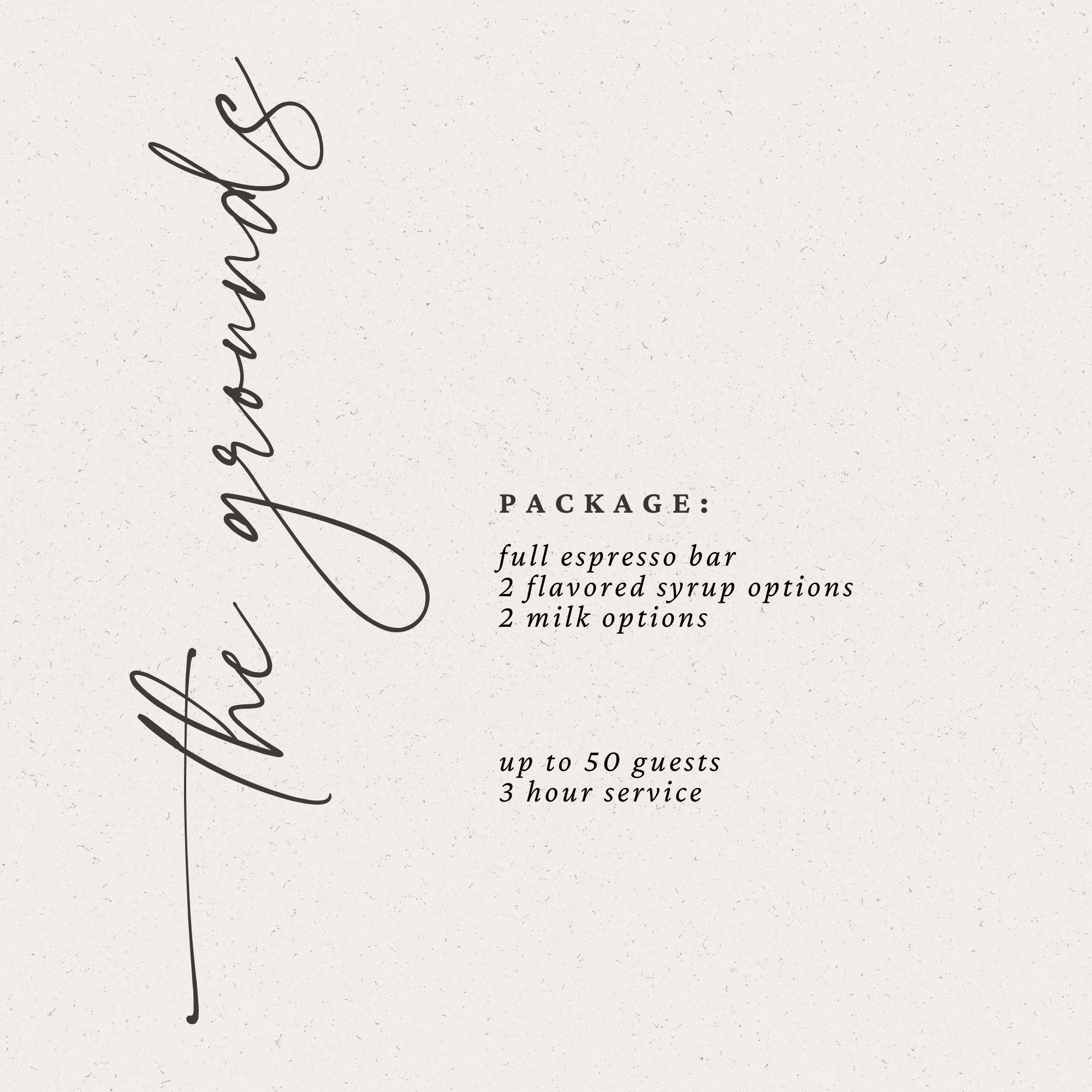 THE INFINITE PACKAGE