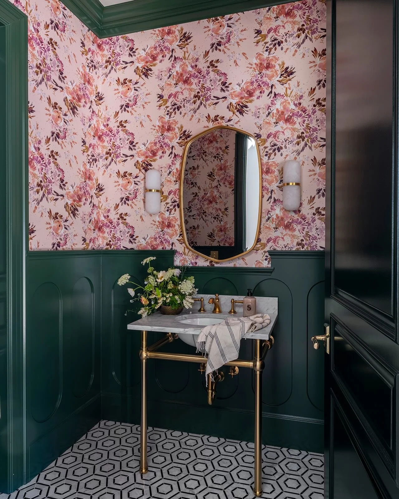 Powder Bath.

A powder bath is a room in a home where you can really add some character. As a smaller space, it can pack a real design punch with a few well intentioned elements. 

The evolution of this space is evolved from where we first started. I