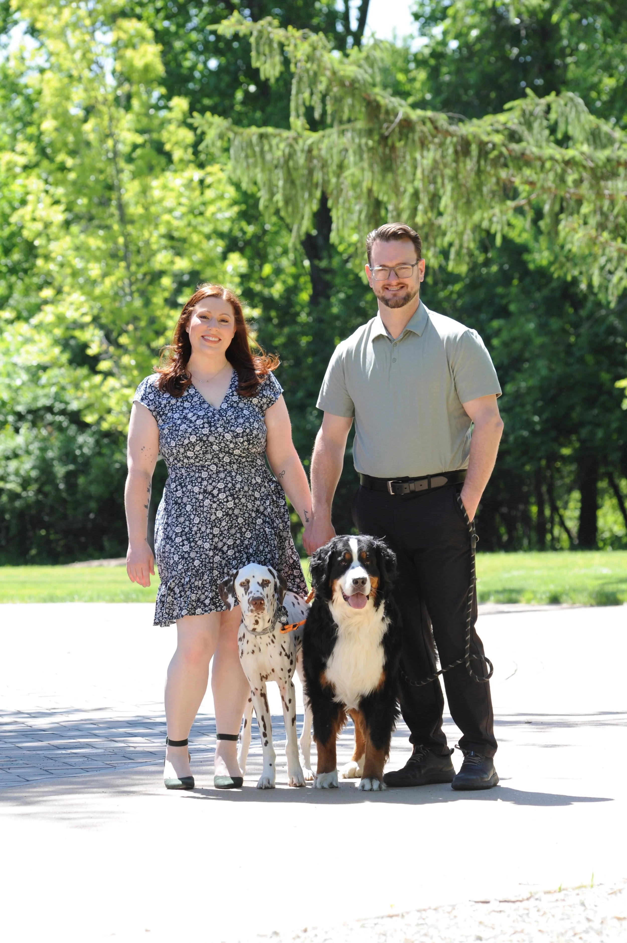 Marvel Health Concepts team walking outdoors together, reflecting a family-focused, community-centered wellness clinic.