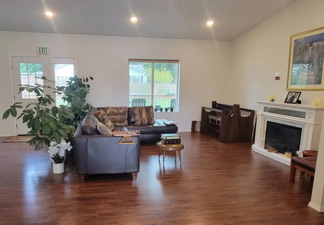 Comfortable living room setting