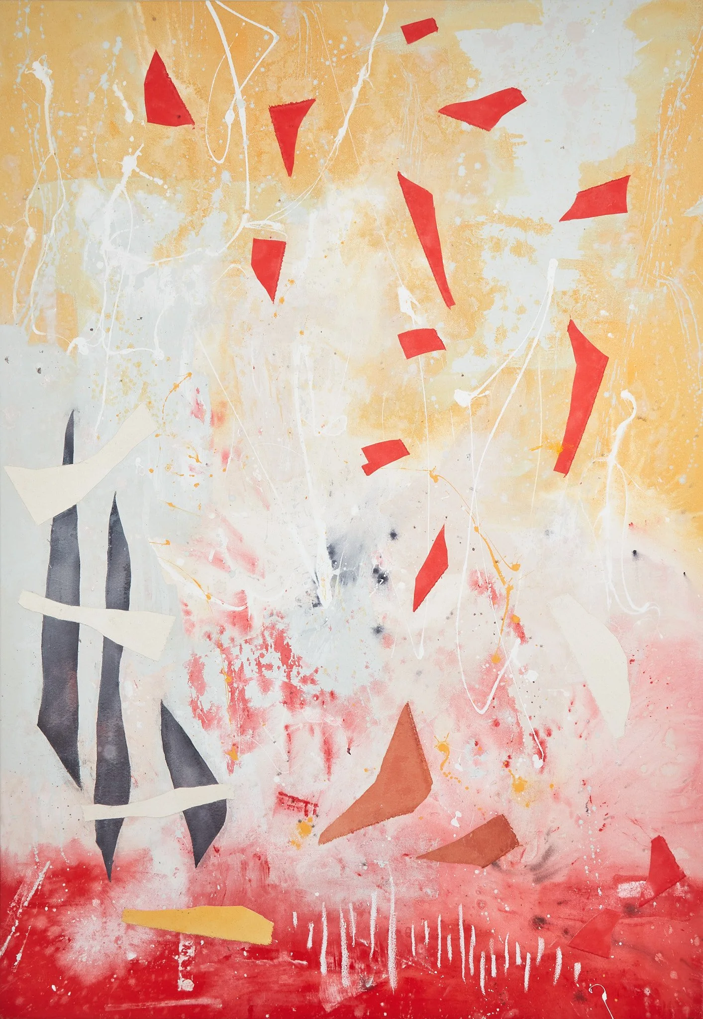 It Snowed Red That Day, 2026, 66 x 46