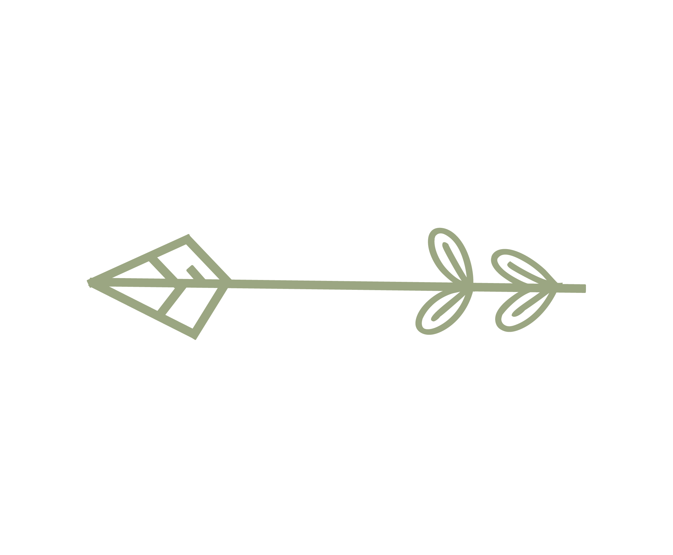A minimalist line drawing of a sprig of lavender and a square label.