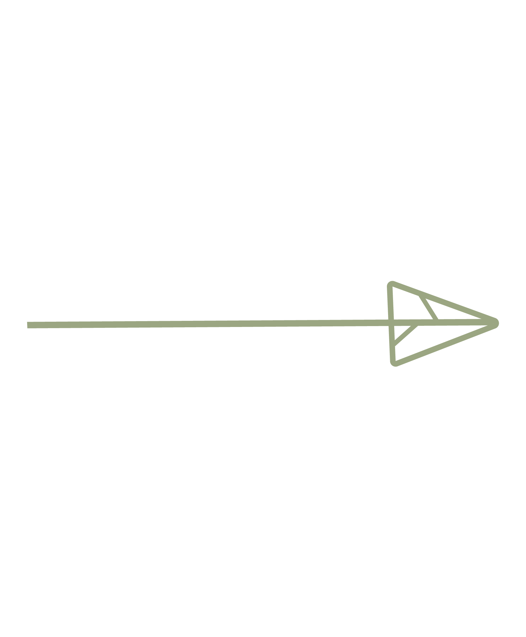 Stylized neon sign with an arrow pointing to the right