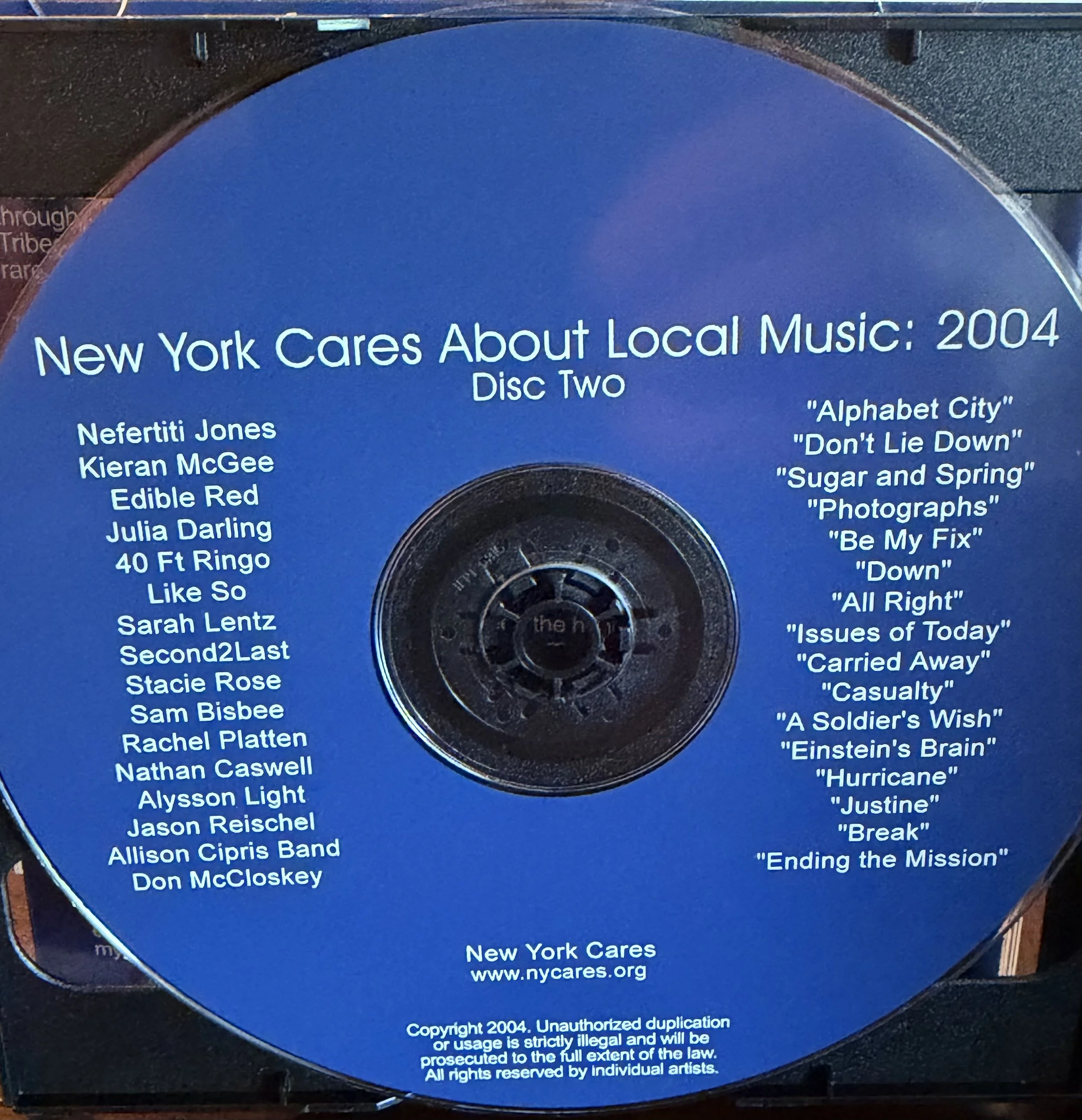 New York Cares About Local Music Disc 2