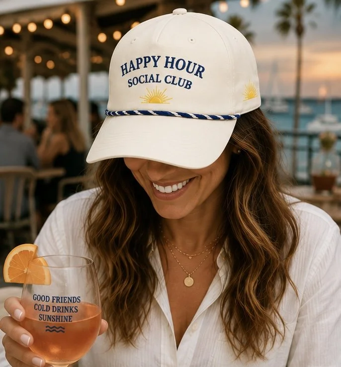 Happy Hour Social Club Rope Hat