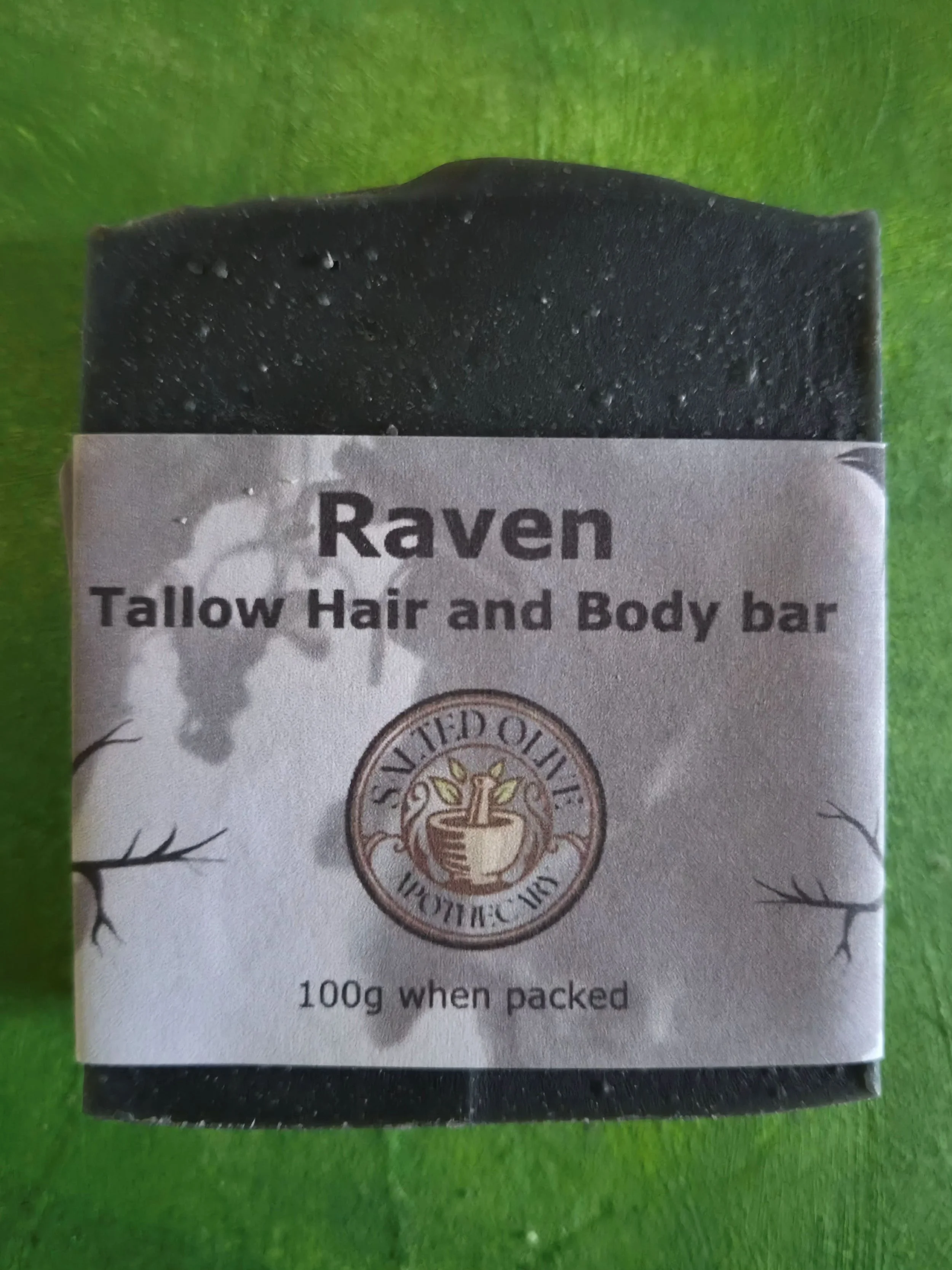 Raven. Hair and body bar